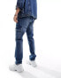 Фото #2 товара Tommy Jeans Ethan cargo relaxed straight leg jeans in dark wash