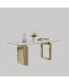 Фото #3 товара 12mm Sintered Stone Dining Table with Stainless Steel Base