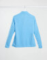 The North Face 100 Glacier 1/4 zip fleece in blue