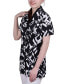 Petite Printed Adjustable Face-Covering Top