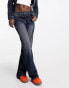 Фото #2 товара COLLUSION x014 mid rise straight leg jeans co-ord in blue Y2K wash