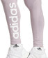 ფოტო #7 პროდუქტის Women's Linear-Logo Full Length Leggings, XS-4X