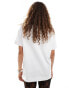 Фото #4 товара COLLUSION oversized heavyweight t-shirt in white