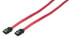 Фото #3 товара LogiLink SATA 0.3m - 0.3 m - SATA II - Male/Male - Red - Straight - Straight
