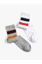 Фото #2 товара Носки Koton 2li Basic Sock Color Block