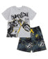 ფოტო #1 პროდუქტის Boys Bumblebee Optimus Prime Graphic T-Shirt & Mesh Shorts Outfit Set to