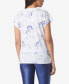 Women's Floral Printed Crew T-Shirt