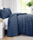 Фото #3 товара Dhara 3 Piece Textured Duvet Cover and Sham Set, King/California King
