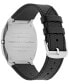 ფოტო #2 პროდუქტის Women's Swiss 25H Black Leather Strap Watch 38mm