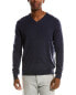 Фото #1 товара Magaschoni Tipped Cashmere Sweater Men's Purple S