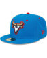 ფოტო #1 პროდუქტის Men's Blue Visalia Rawhide Copa De La Diversion 59FIFTY Fitted Hat