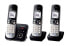 Фото #3 товара Panasonic KX-TG6823GB - DECT telephone - 120 entries - Caller ID - Black - Silver