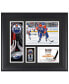 Фото #1 товара Leon Draisaitl Edmonton Oilers Framed 15" x 17" Player Collage with a Piece of Game-Used Puck