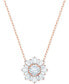 Crystal Sunshine Pendant Necklace, 14-7/8" + 2" extender