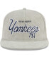 Men's and Women's Gray New York Yankees Corduroy Golfer Adjustable Hat