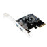 Фото #2 товара LogiLink PC0080 - PCIe - USB 3.2 Gen 1 (3.1 Gen 1) - 10 Gbit/s - 120 mm - 73 mm - 20 mm