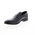 Фото #7 товара Florsheim Jetson Penny Mens Black Leather Loafers & Slip Ons Penny Shoes