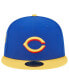 Фото #3 товара Men's Royal, Yellow Cincinnati Reds Empire 59FIFTY Fitted Hat
