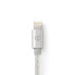 Фото #3 товара Nedis CCTB39300AL10 - Aluminium - USB A - Lightning - 1 m - Male - Male