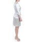 Women's Ruffled 3/4-Sleeve Dress