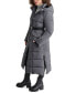 Фото #6 товара Womens Maxi Belted Hooded Puffer Coat