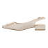 Фото #3 товара CL by Laundry Sweetie Linen Slingback Womens Beige Flats Casual ISF003FFE-402