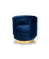 Saffi Glam and Luxe Swivel Accent Chair