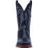 Фото #5 товара Dan Post Boots Kingsly Caiman Square Toe Cowboy Mens Black Casual Boots DP4805