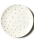 Gold-Tone Star Salad Plate Set of 4, Service for 4