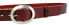 Leather Leather Belt 11895 Dark Red