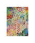 Фото #1 товара Michael Tompsett Cali Colombia City Map Canvas Art - 20" x 25"
