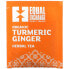 Organic Turmeric Ginger Herbal Tea, Caffeine-Free, 20 Tea Bags, 1.27 oz (36 g)