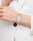 ფოტო #3 პროდუქტის Women's Cary Gold-Tone Stainless Steel Bracelet Watch 34mm