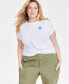 Trendy Plus Size Strawberry Graphic Tee, Created for Macy's