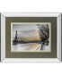 River Seine and The Eiffel Tower by Assaf Frank Mirror Framed Print Wall Art - 34" x 40"