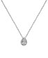 Фото #1 товара Macy's diamond Pear Solitaire Pendant Necklace (1/4 ct. t.w.) in 14k Gold, 16" + 2" extender