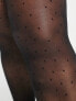 Pretty Polly Curve pinspot sheer tight In black