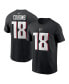Фото #1 товара Nike Men's Kirk Cousins Black Atlanta Falcons Player Name Number T-Shirt