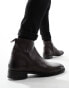 Фото #9 товара ASOS DESIGN chelsea boot in brown leather