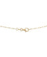 Фото #7 товара Wrapped diamond Aries Constellation 18" Pendant Necklace (1/20 ct. tw) in 10k Yellow Gold, Created for Macy's