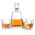 JoyJolt 290497 Luna 5 Piece Whiskey Decanter And Glass Set.