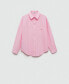 ფოტო #2 პროდუქტის Women's Decorative Button Cotton Shirt