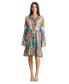 ფოტო #3 პროდუქტის Women's Short Long Bell Sleeves Dress