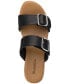 Фото #4 товара Women's Temppestt Slip On Double Buckle Wedge Sandals, Created for Macy's