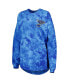 ფოტო #3 პროდუქტის Women's Blue St. Louis Blues Crystal-Dye Long Sleeve T-shirt