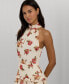 Women's Tiered Ruffled Floral Gown