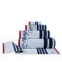 Фото #6 товара Nautical Blanket Stripe 2 Piece Turkish Cotton Hand Towel Set