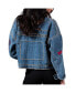 Women's Buffalo Bills First Finish Medium Denim Full-Button Jacket