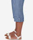 Фото #5 товара Petite Blue Bayou Pull On Chambray Capri Pants