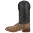 Фото #6 товара Tony Lama Galan Embroidery Square Toe Cowboy Mens Black, Brown Casual Boots 789